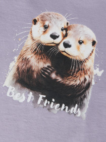 NAME IT Bluse Votea Lavender Gray Otter